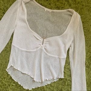 AMANDA STEELE HARLEY TOP WHITE 90s INSPIRED SMALL
